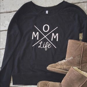 Mom life shirt/ thin pullover